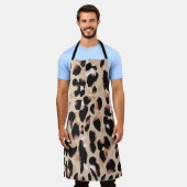 Leopard-Druck nahtlos Schürze (Getragen)