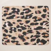 Leopard-Druck nahtlos Sherpadecke (Vorderseite (Horizontal))