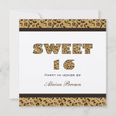 Leopard-Druck-Party Einladungen (Vorderseite)