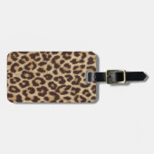 Leopard-Druck-Party Gepäckanhänger (Vorderseite horizontal)