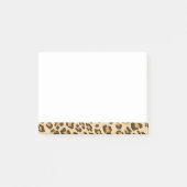 Leopard-Druck-Post-Itanmerkungen Post-it Klebezettel (Vorderseite)