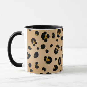 Leopard-Druck-Rosa-Apple-Lehrer Tasse