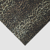 Leopard-Druck-Seidenpapier Seidenpapier (Ausschnitt)