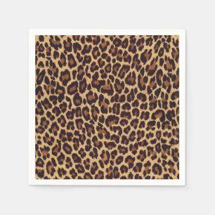 Leopard-Druck Serviette