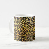 Leopard-Druck-Tasse Kaffeetasse (Vorderseite Links)