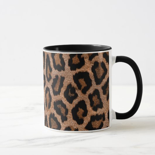 Leopard-Druck-Tasse Tasse (Rechts)