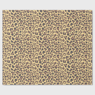 Leopard-Druck-Tierhaut-Muster Geschenkpapier