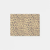 Leopard-Druck-Tierhaut-Muster Post-it Klebezettel (Vorderseite)