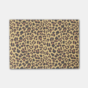 Leopard-Druck-Tierhaut-Muster Post-it Klebezettel