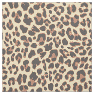 Leopard-Druck-Tierhaut-Muster Stoff