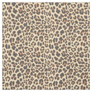 Leopard-Druck-Tierhaut-Muster Stoff