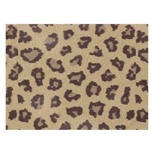 Leopard-Druck Tischdecke (Vorderseite (Horizontal))