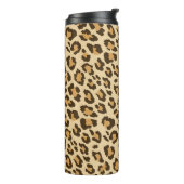 Leopard-Druck-Trommel Thermosbecher (Nach links gedreht)