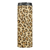 Leopard-Druck-Trommel Thermosbecher (Rückseite)