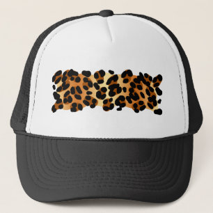 Leopard-Druck Truckerkappe
