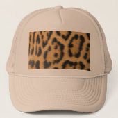 Leopard-Druck Truckerkappe (Vorderseite)