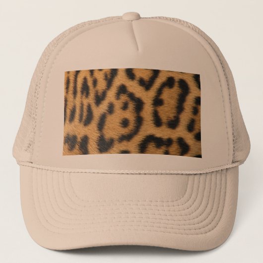 Leopard-Druck Truckerkappe (Vorderseite)