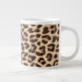 Leopard-Druck-Tunnel-bohrwagenTasse Jumbo-Tasse (Rechts)