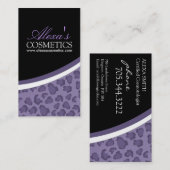 Leopard-Druck:: Visitenkarte (Vorne/Hinten)