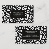 Leopard-Druck Visitenkarte (Vorne/Hinten)