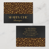 Leopard-Druck-Visitenkarte Visitenkarte (Vorne/Hinten)