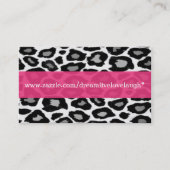 Leopard-Druck-Visitenkarten Visitenkarte (Vorderseite)