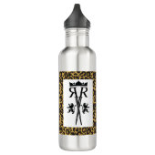 Leopard-Druck-Wasser-Flasche Trinkflasche (Links)