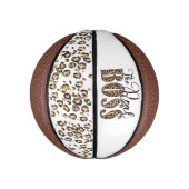Leopard drucken den echten Boss Mini Basketball (Vertikal)