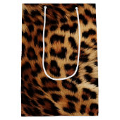 Leopard Druckfett Mittlere Geschenktüte (Rückseite)