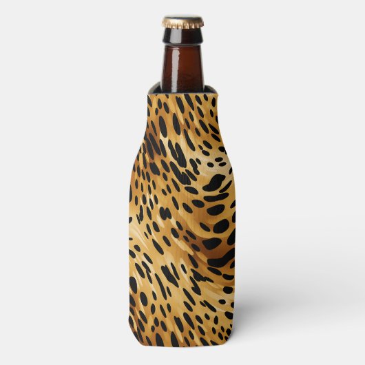 Leopard Druckflasche Cooler Flaschenkühler (Flaschenvorderseite)