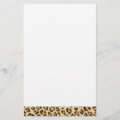 Leopard Druckgeschirr Briefpapier (Vorderseite)