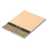 Leopard Druckherzen Notepad Notizblock (Rotiert)