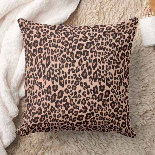 Leopard Druckkissen Kissen (Decke)