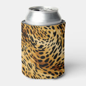 Leopard-Druckknopf färben Dosenkühler (Kanne Vorderseite)