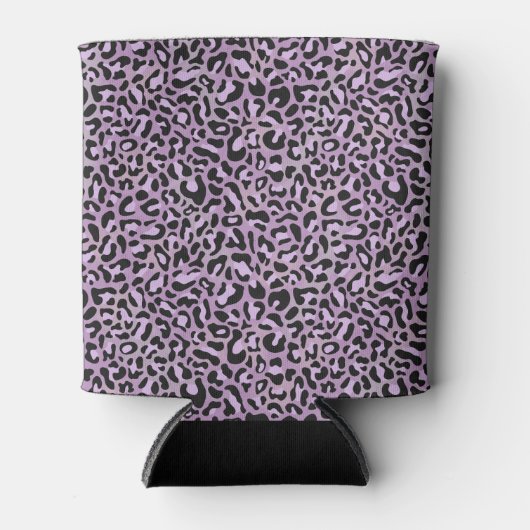 Leopard-Druckknopf färben Dosenkühler (Vorderseite)