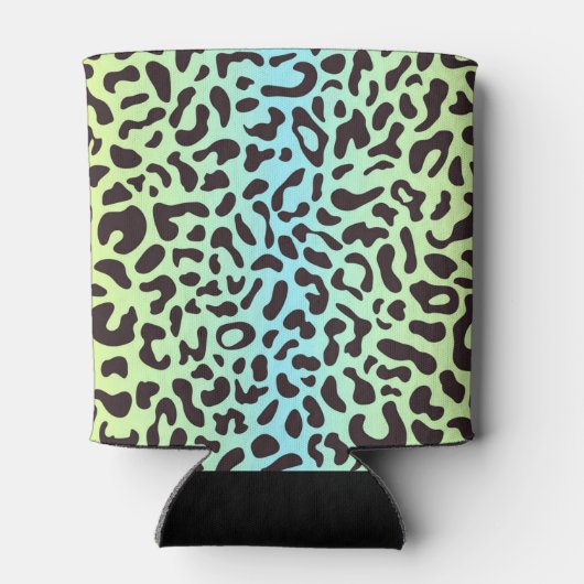 Leopard-Druckknopf färben Dosenkühler (Rückseite)
