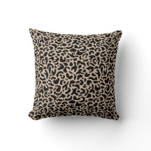 Leopard Druckkopfkissen