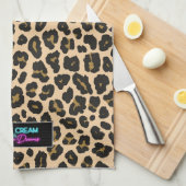 Leopard Druckküche Handtuch (Viertel Falte)