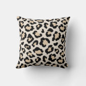 Leopard-Drucklavene Kissen (Rückseite)