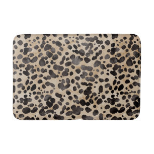 Leopard Druckmatte. Badematte