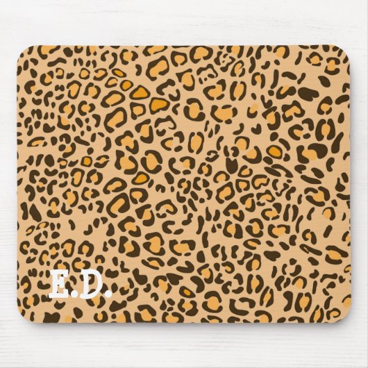 LEOPARD DRUCKMAUSPAD MOUSEPAD (Vorne)