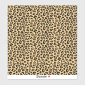 Leopard-Druckmuster Aufkleber (Blatt)