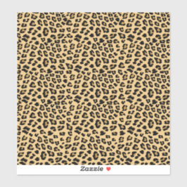 Leopard-Druckmuster Aufkleber