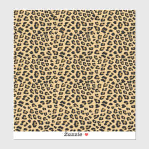 Leopard-Druckmuster Aufkleber