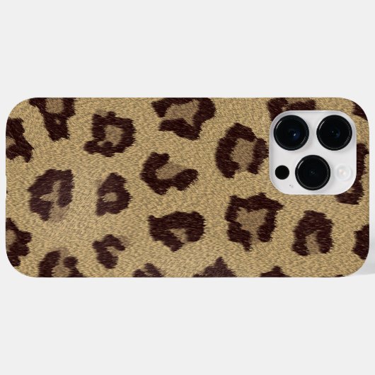 Leopard-Druckmuster Case-Mate iPhone Hülle (Rückseite (Horizontal))