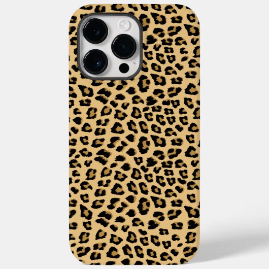 Leopard-Druckmuster Case-Mate iPhone Hülle (Rückseite)