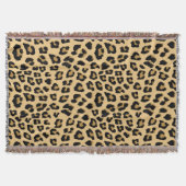 Leopard-Druckmuster Decke (Vorderseite)