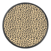 Leopard-Druckmuster Eishockey Puck (Vorderseite)