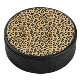Leopard-Druckmuster Eishockey Puck