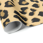 Leopard-Druckmuster Geschenkpapier (Rolleneckpunkt)